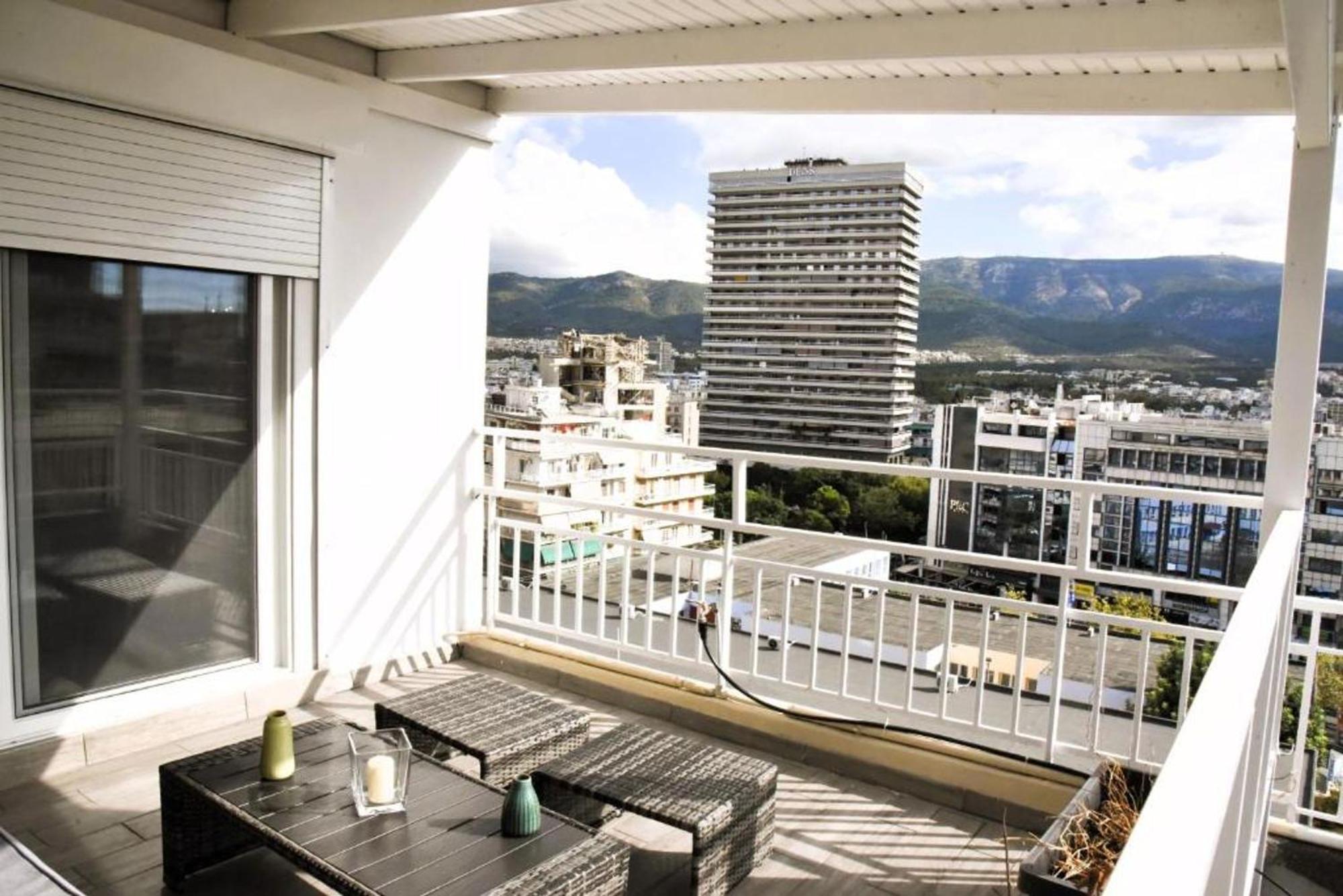 Tiny Rooftop Apartment Athens Exterior photo